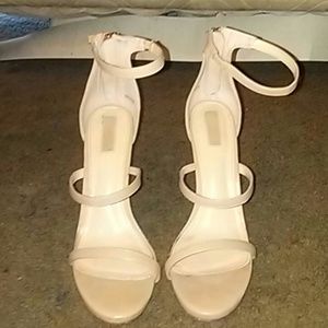 Cream forever 21 heels.